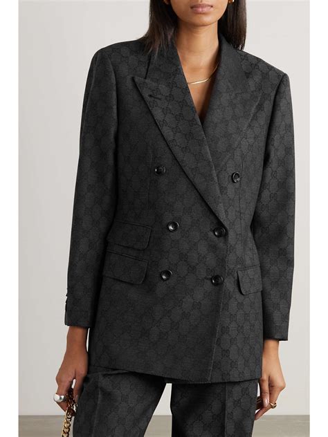 gucci shearling women jacket wool cashmere lining|gucci blazers for women.